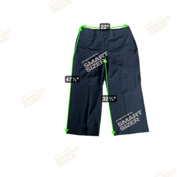 Lane Bryant Classic Black Wide-Leg Dress Pants with Elastic Waist Work Trousers - Picture 6 of 8